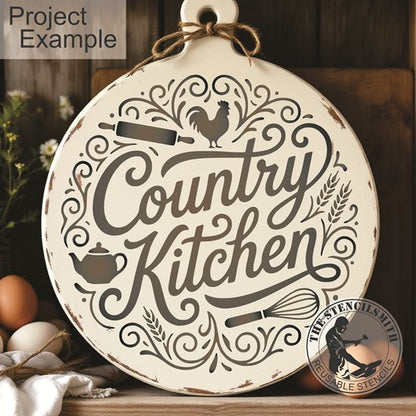 10445 Country Kitchen Stencil - The Stencilsmith