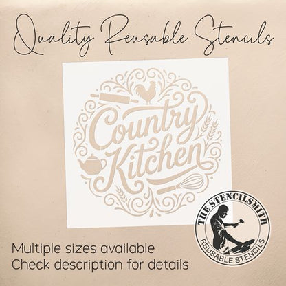 10445 Country Kitchen Stencil - The Stencilsmith