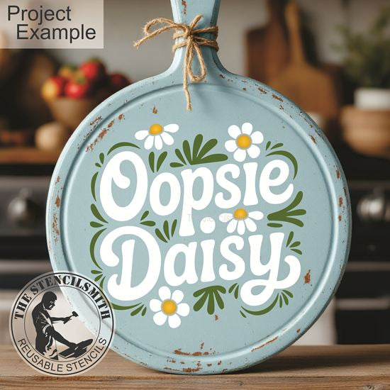 10450 Oopsie Daisy Stencil - The Stencilsmith