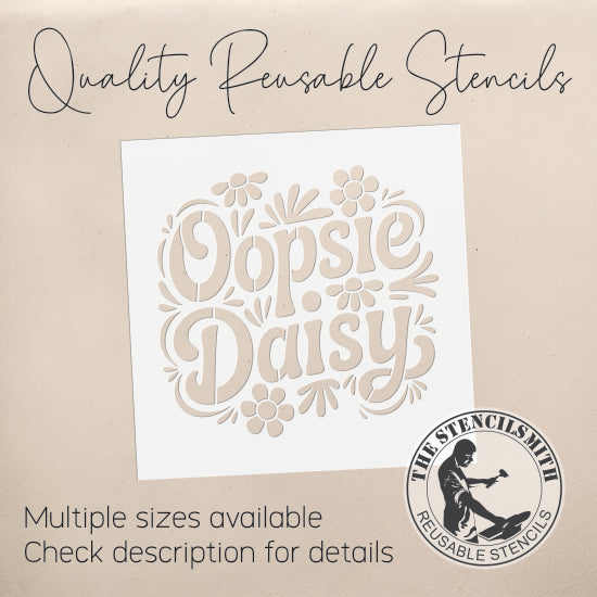 10450 Oopsie Daisy Stencil - The Stencilsmith