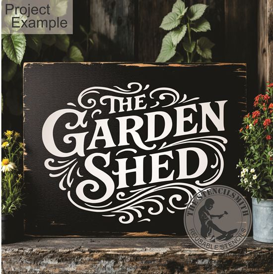 10469 The Garden Shed Stencil - The Stencilsmith