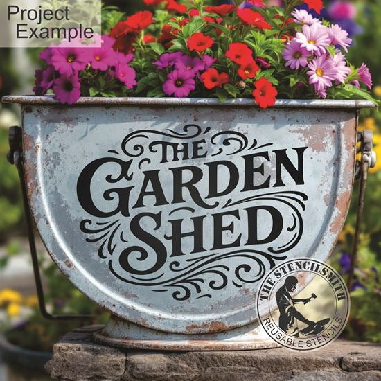 10469 The Garden Shed Stencil - The Stencilsmith
