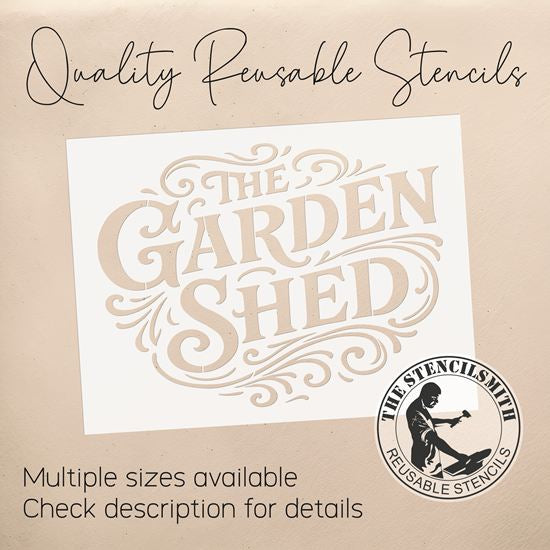 10469 The Garden Shed Stencil - The Stencilsmith