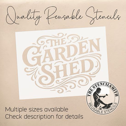 10469 The Garden Shed Stencil - The Stencilsmith