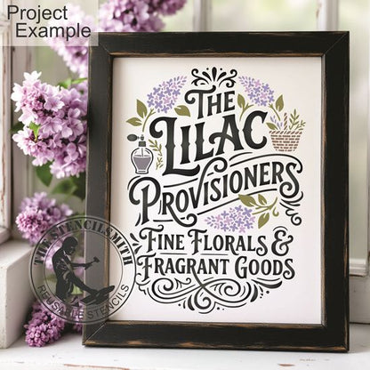 10474 The Lilac Provisioners Stencil - The Stencilsmith