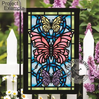 10491 Butterfly Stained Glass Stencil - The Stencilsmith
