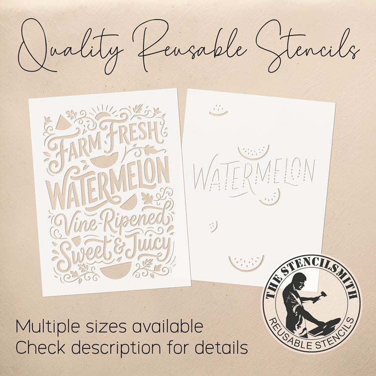 10499 Farm Fresh Watermelon Stencil - The Stencilsmith