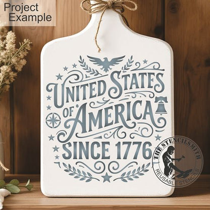 10500 United States Of America Stencil - The Stencilsmith