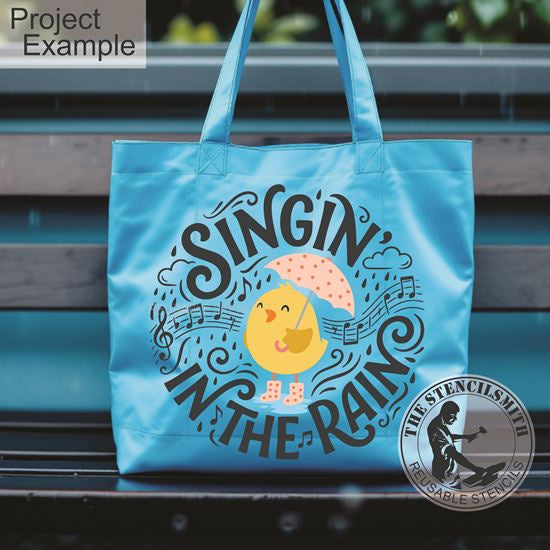 10504 Singin' In The Rain Stencil - The Stencilsmith