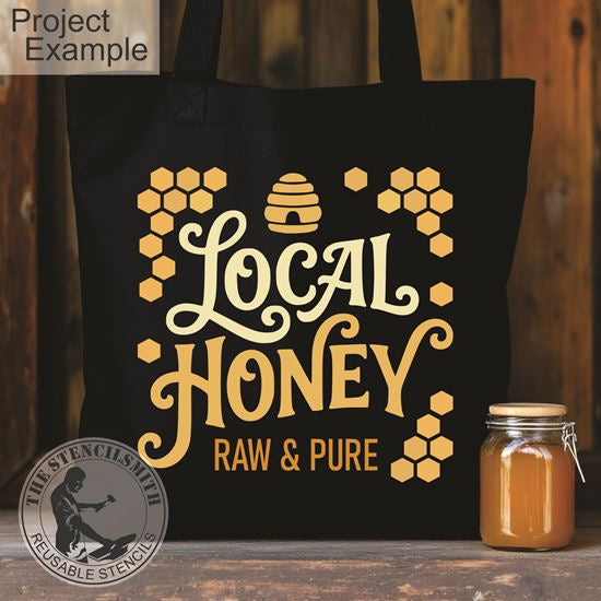 10511 Local Honey Stencil - The Stencilsmith
