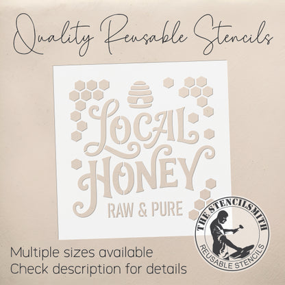 10511 Local Honey Stencil - The Stencilsmith
