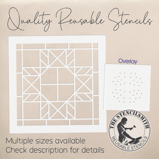 10523 Sunflower Quilt Stencil - The Stencilsmith