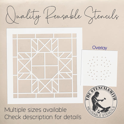 10523 Sunflower Quilt Stencil - The Stencilsmith