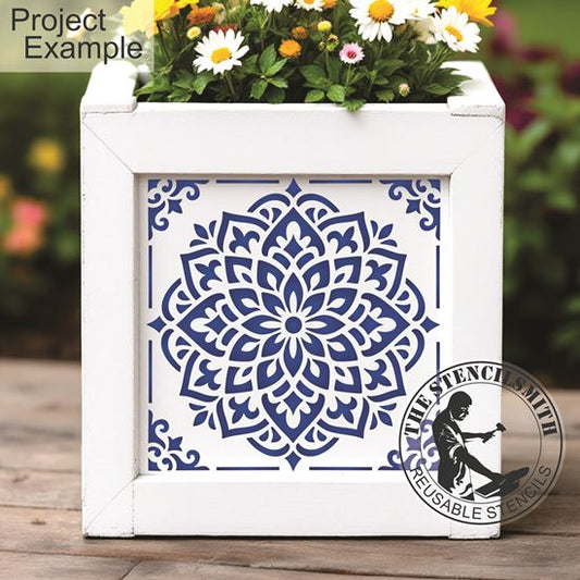 10529 Mandala Tile Stencil - The Stencilsmith