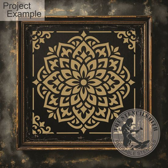 10529 Mandala Tile Stencil - The Stencilsmith
