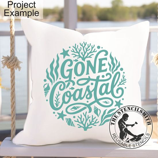 10545 Gone Coastal Stencil - The Stencilsmith