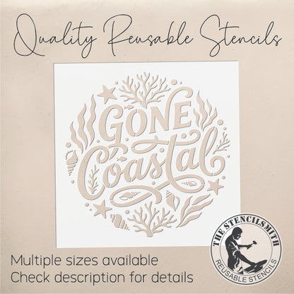 10545 Gone Coastal Stencil - The Stencilsmith