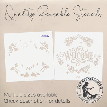 10564 Welcome Lilac Stencil