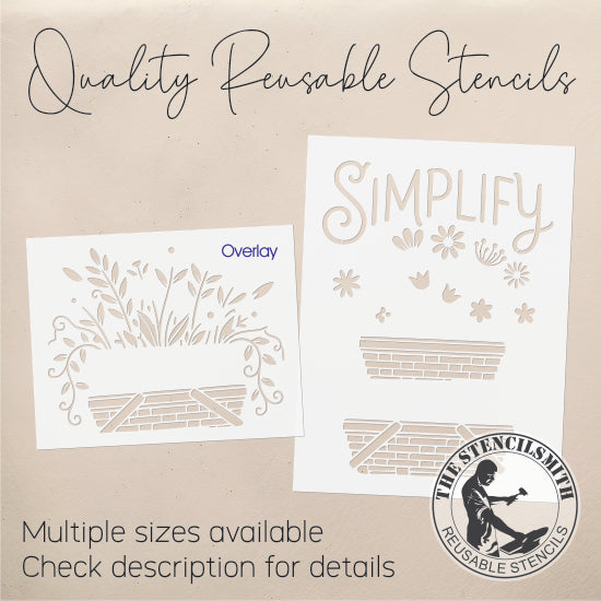 10565 Simplify Basket Stack Stencil