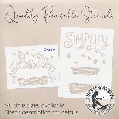 10565 Simplify Basket Stack Stencil