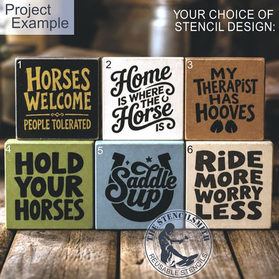 10573 Horse Mini Stencils