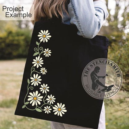10575 Daisy Chain And Corner Stencil