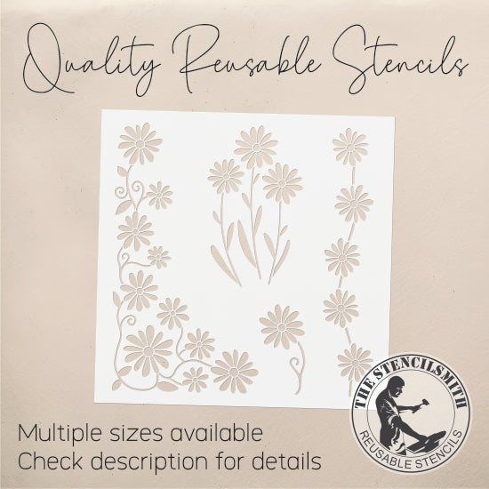 10575 Daisy Chain And Corner Stencil