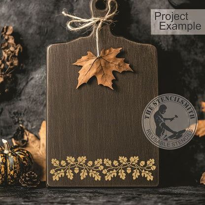 10576 Acorn Corner and Border Stencil