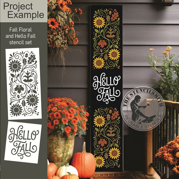 10585 Hello Fall Stencil Set