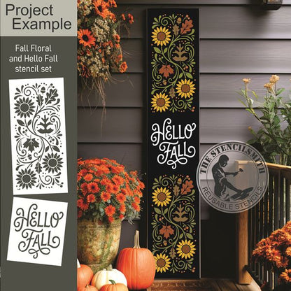 10585 Hello Fall Stencil Set
