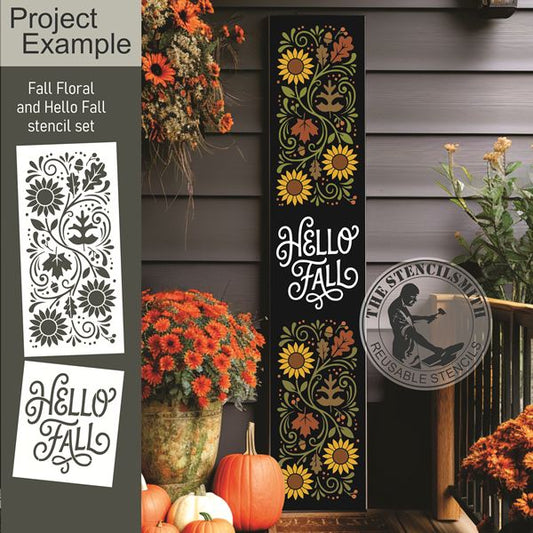 10585 Hello Fall Stencil Set