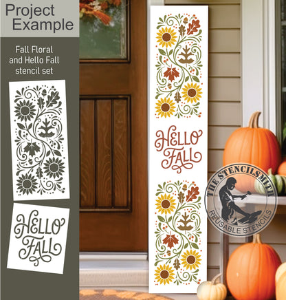 10585 Hello Fall Stencil Set
