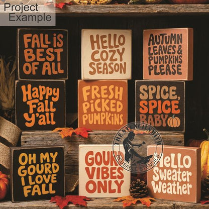 10587 Fall Phrase Stencils