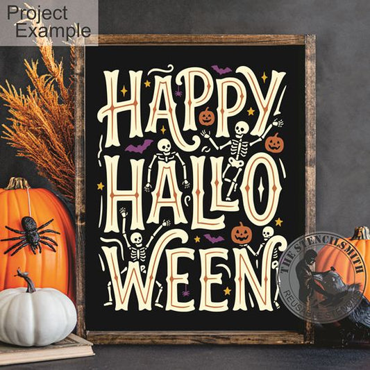 10588 Happy Halloween Stencil