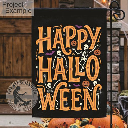 10588 Happy Halloween Stencil