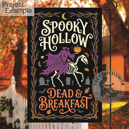 10589 Spooky Hollow Dead & Breakfast Stencil