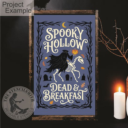 10589 Spooky Hollow Dead & Breakfast Stencil