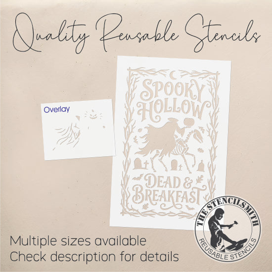 10589 Spooky Hollow Dead & Breakfast Stencil