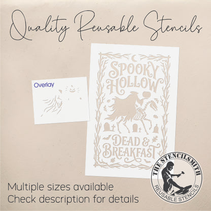 10589 Spooky Hollow Dead & Breakfast Stencil