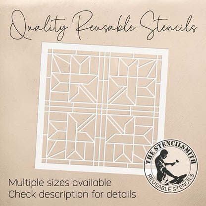 10595 Fall Leaf Quilt Stencil