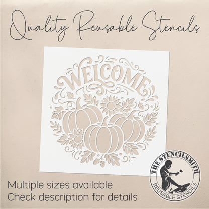 10597 Welcome Fall Stencil