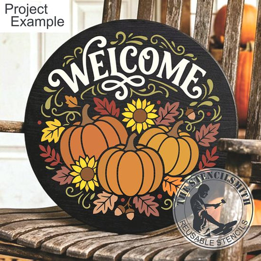 10597 Welcome Fall Stencil