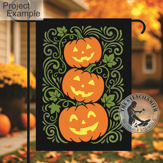 10588 Pumpkin Stack Stencil