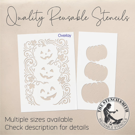 10599 Pumpkin Stack Stencil