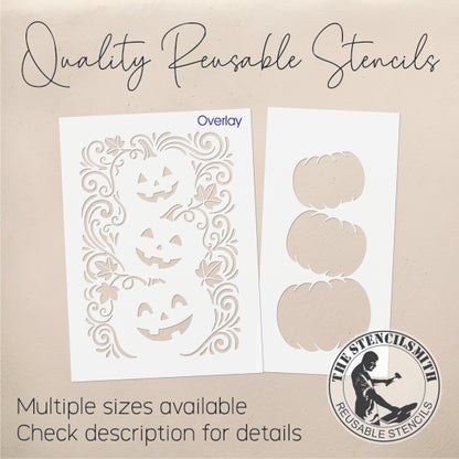 10599 Pumpkin Stack Stencil