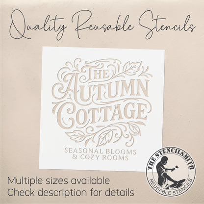 10600 Autumn Cottage Stencil