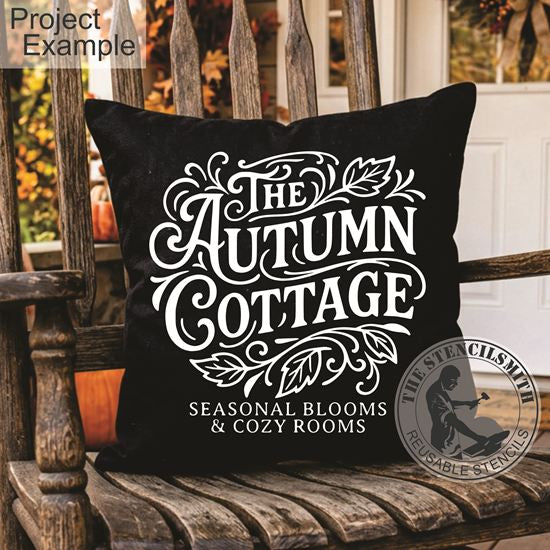 10600 Autumn Cottage Stencil