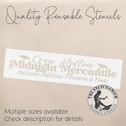 10601 Crow Hollow Midnight Mercantile Stencil