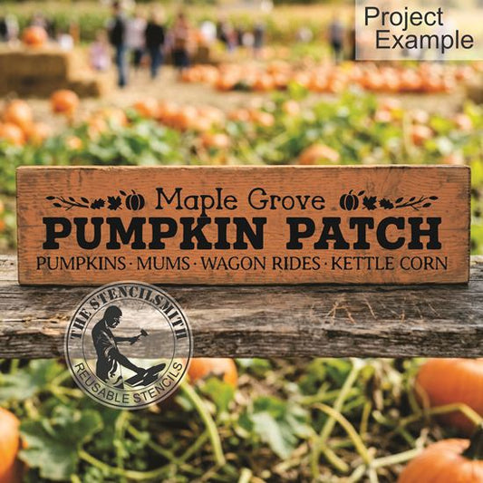 10603 Maple Grove Pumpkin Patch Stencil