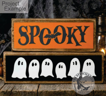 10606 Spooky Ghosts Block Stencil Set